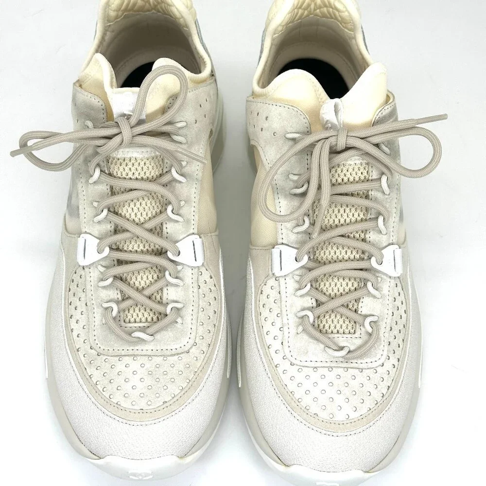 CHANEL 23S 2023 Suede Fabric Mesh CC Sport Sneakers Kicks Shoes Trainers - Picture 6 of 15